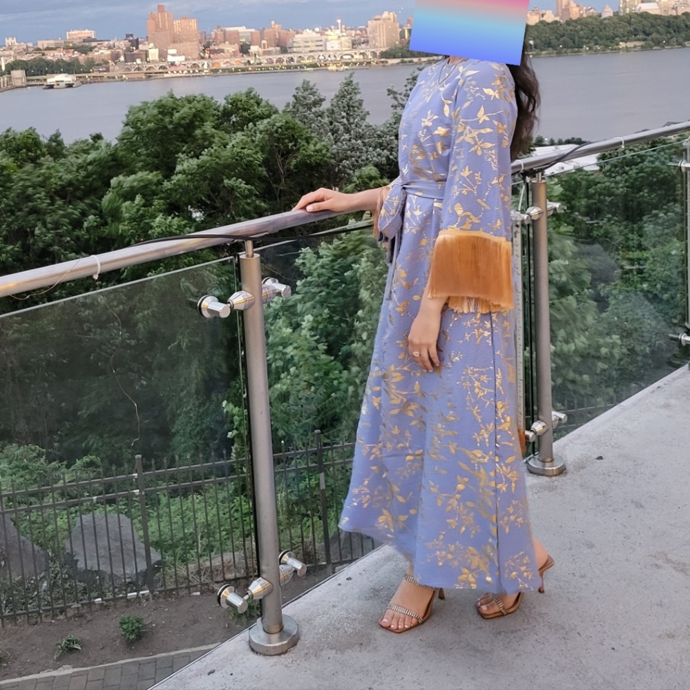 Modest Dress with tassels